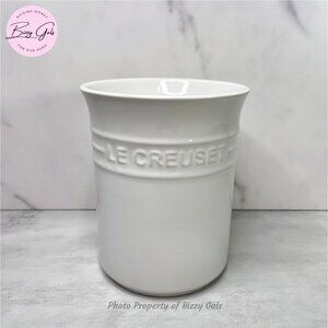 Le Creuset White 1 L Utensil Crock - NEW